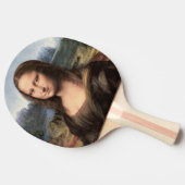 Mona Lisa Portrait / Painting Ping Pong Paddle (Side)