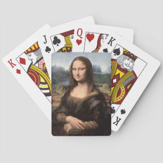 Mona Lisa Portrait Painting Poker Cards