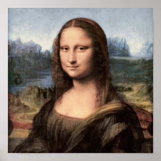 Mona Lisa Portrait / Painting Poster