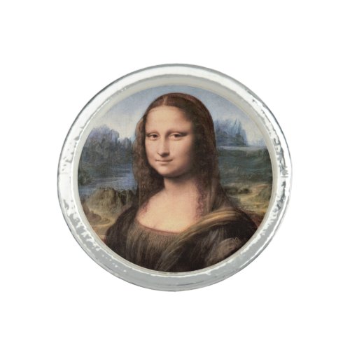 Mona Lisa Portrait  Painting Ring