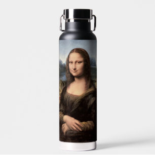 Mona Lisa Portrait / Painting Water Bottle