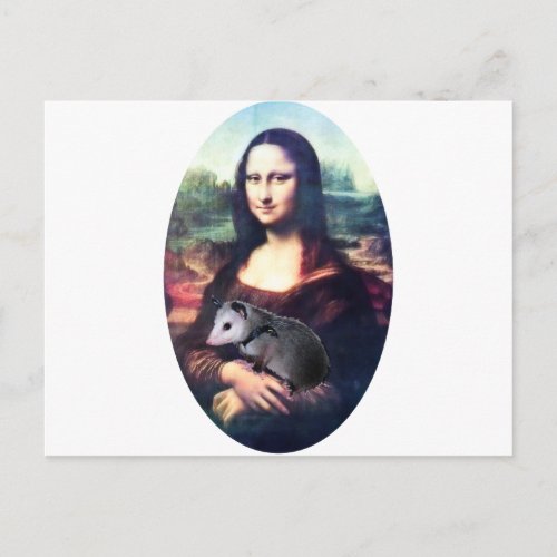Mona Lisa Possum Postcard
