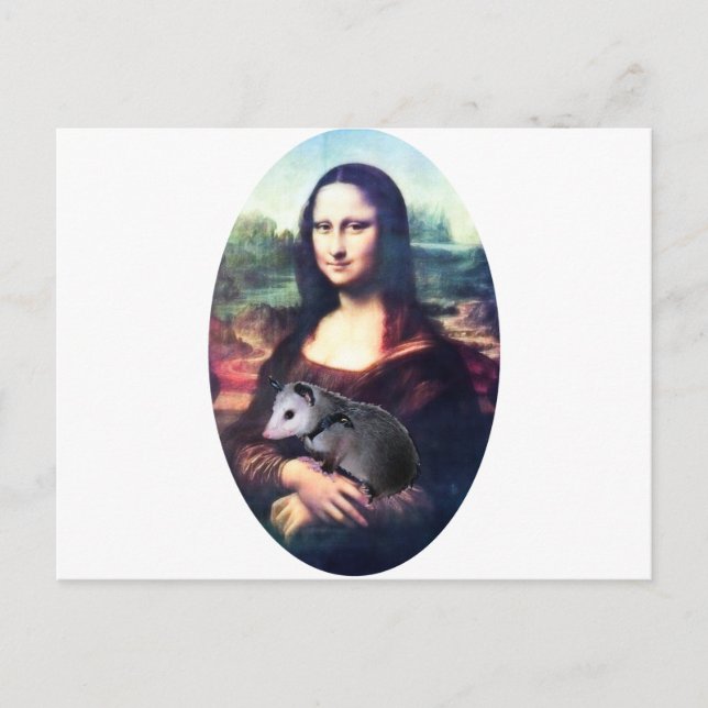 Mona Lisa Possum Postcard (Front)