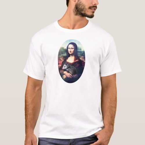 Mona Lisa Possum T_Shirt