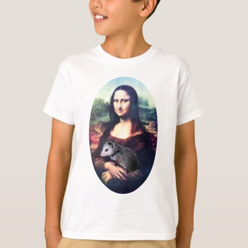 Mona Lisa Possum T_Shirt