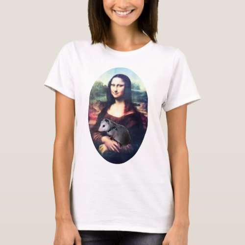 Mona Lisa Possum T_Shirt