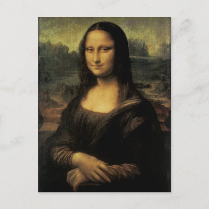 Mona Lisa Postcard | Zazzle