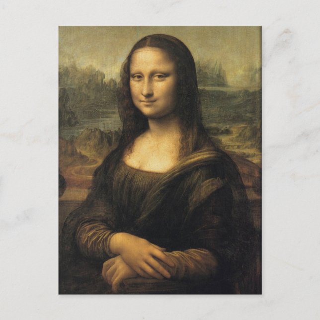 Mona Lisa Postcard (Front)