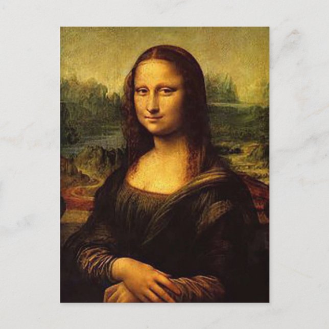 Mona Lisa Postcard (Front)