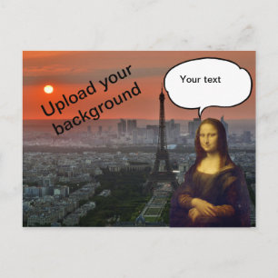 Mona Lisa Postcard
