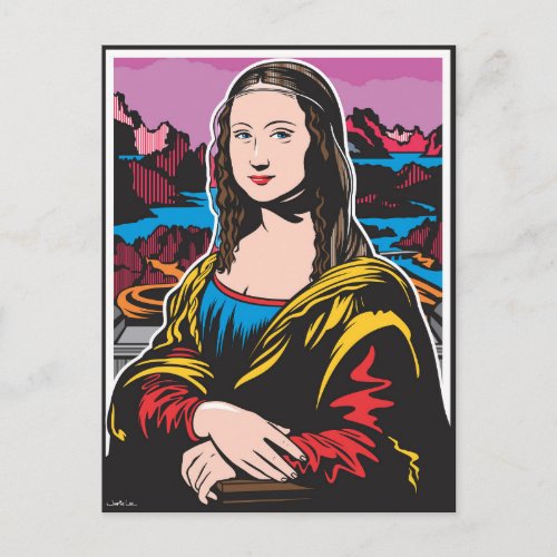 Mona Lisa Postcard