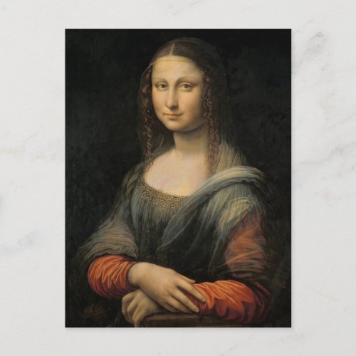 Mona Lisa Postcard Alternate Version