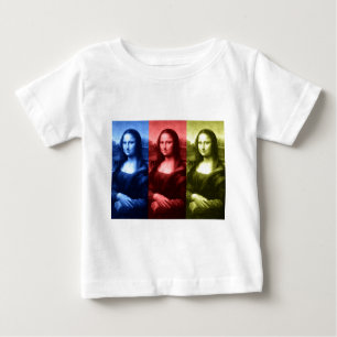 Mona Lisa Primary Colors Baby T-Shirt