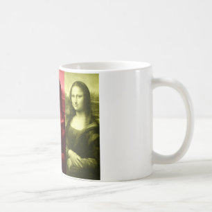 Mona Lisa Primary Colors Coffee Mug