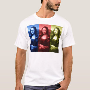 Mona Lisa Primary Colors T-Shirt