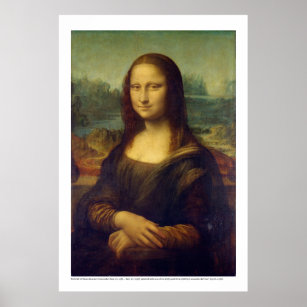 Mona Lisa Print, Value Poster Paper (Matte)