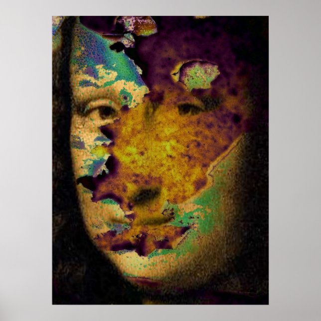 mona lisa raw poster (Front)