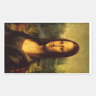 Mona Lisa Rectangle Sticker