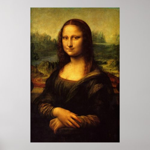 Mona Lisa _ Reproduction Art Poster