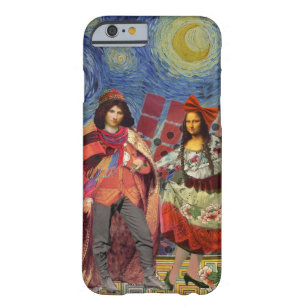 Mona Lisa Romantic Funny Colorful Artwork Barely There iPhone 6 Case