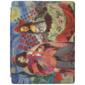 Mona Lisa Romantic Funny Colorful Artwork iPad Smart Cover (Front)