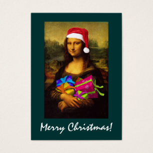 Mona Lisa Santa Claus