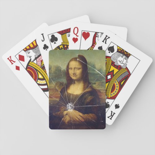 Mona Lisa Shattered Glass Edition Playing Cards