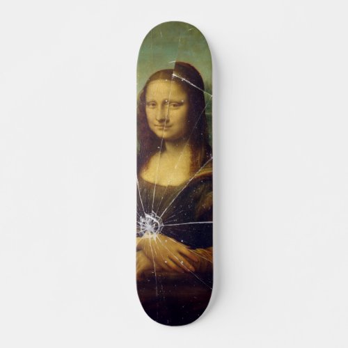 Mona Lisa Shattered Skateboard