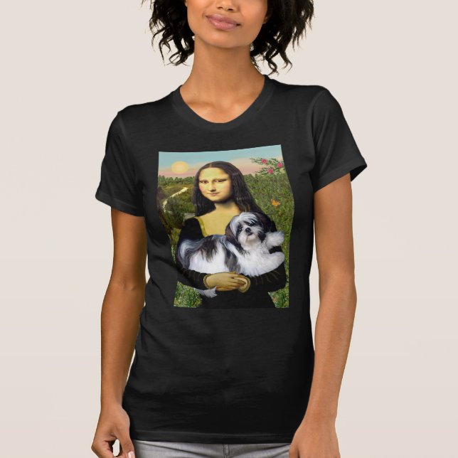 Mona Lisa - Shih Tzu (A-ld) T-Shirt (Front)