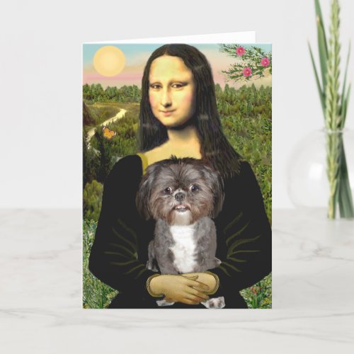 Mona Lisa _ Shih Tzu M Card