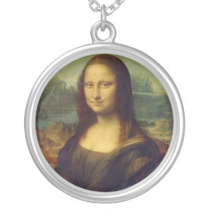 Mona Lisa Silver Plated Necklace