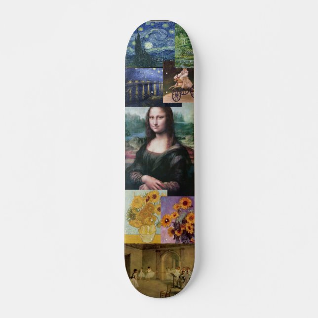 Mona Lisa Skateboard (Front)