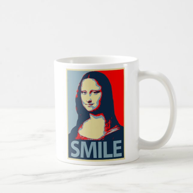 Mona Lisa Smile Coffee Mug (Right)