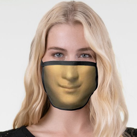 MONA LISA SMILE FACE MASK (Worn Her)