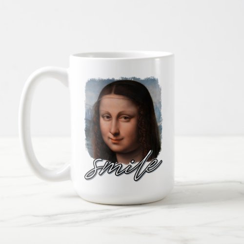 Mona Lisa Smile Painting Art Coffee Mug