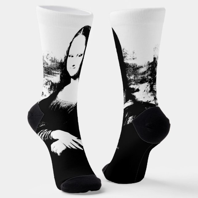 Mona Lisa  Socks (Angled)