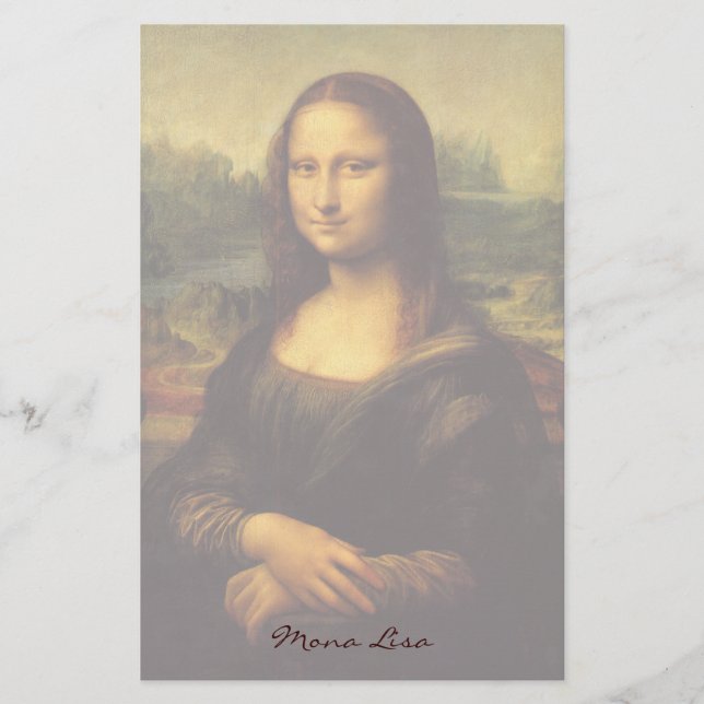 Mona Lisa Stationery (Front)