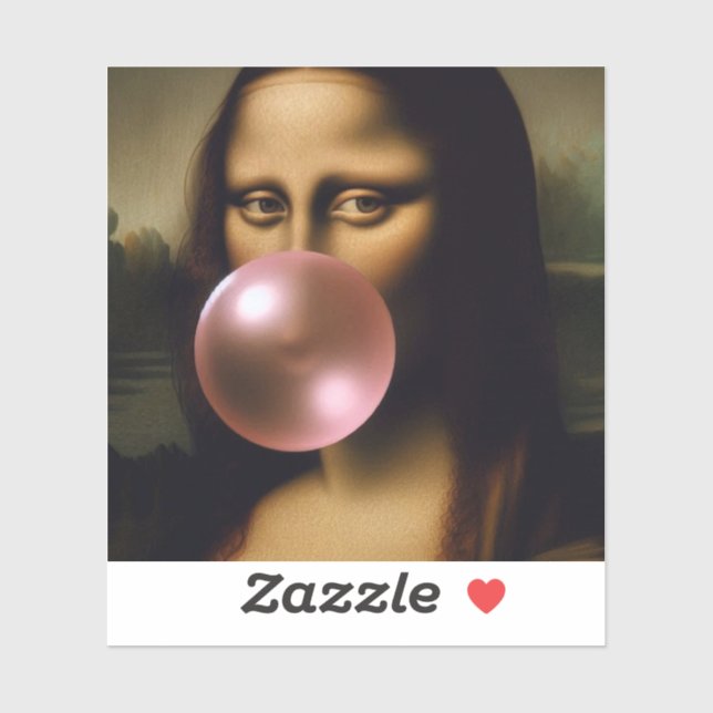 Mona Lisa  Sticker (Sheet)