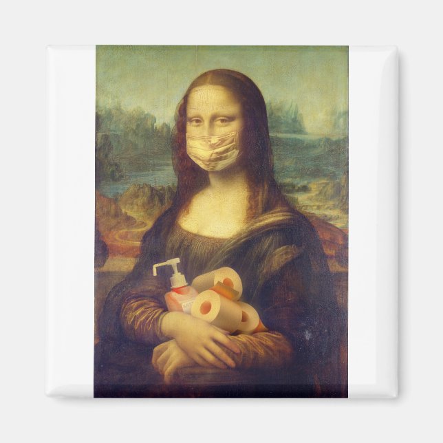 Mona Lisa Stocked Up Magnet (Front)