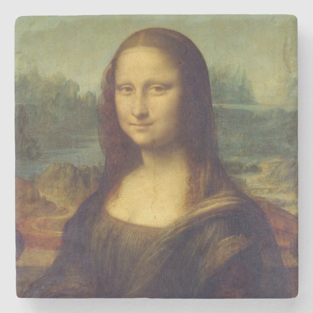 Mona Lisa Stone Coaster (Front)