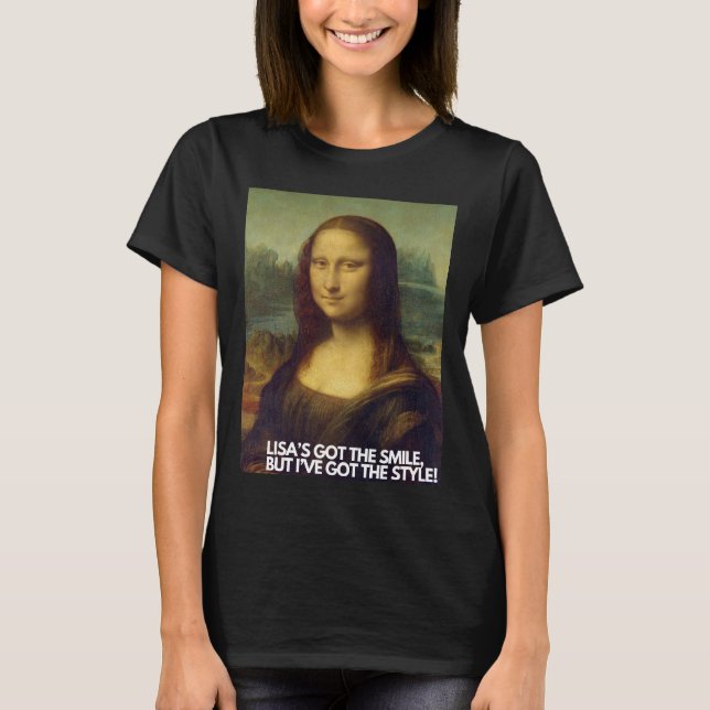 Mona Lisa Style Tee – Unique Design (Front)