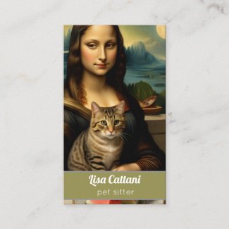 Mona Lisa& tabby  cat