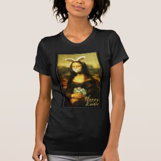 Mona Lisa, The Easter Bunny T-Shirt