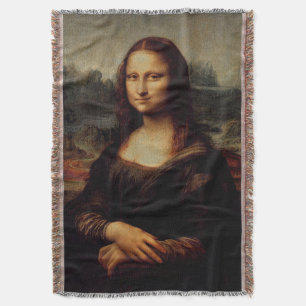 Mona Lisa Throw Blanket