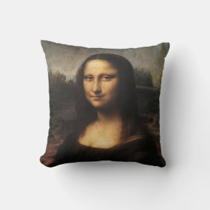 Mona Lisa Throw Pillow
