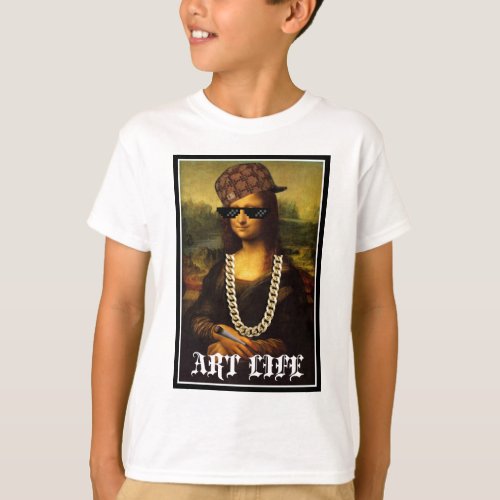 Mona Lisa Thug Life Art Life T_Shirt