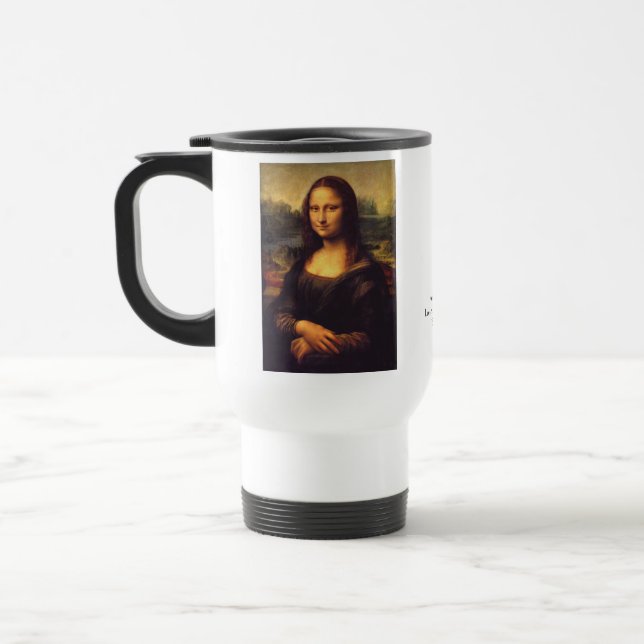 Mona Lisa Travel Mug (Left)