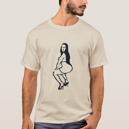 Mona Lisa Twerking  T_Shirt
