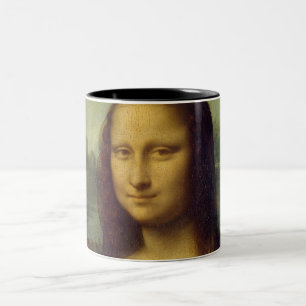 Mona Lisa Two-Tone Coffee Mug