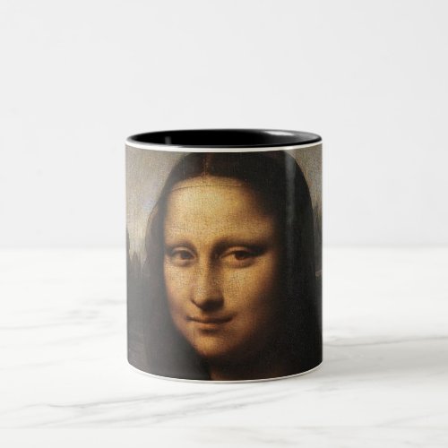 Mona Lisa Two_Tone Coffee Mug